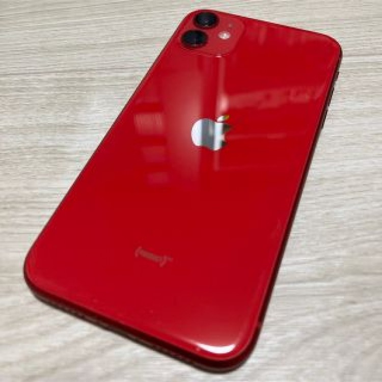【美品】iPhone11 RED 128GB SIMフリー