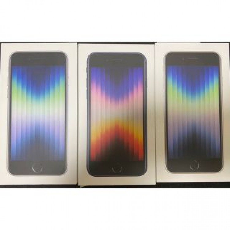 未開封iPhoneSE 第3世代 64GB ホワイト3台ブラック1台=4台セット