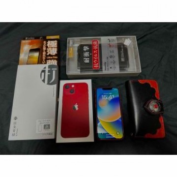 【美品】iPhone 13 mini レッド 128 GB SIMフリー