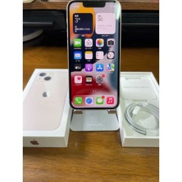 即日 SIMフリー iPhone 13 mini 128G ピンク フィルム付