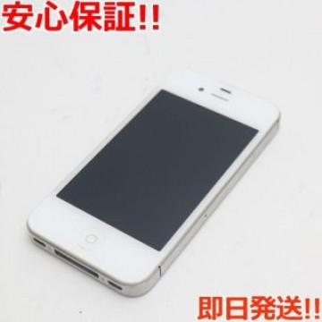 美品 au iPhone4S 16GB ホワイト 白ロム