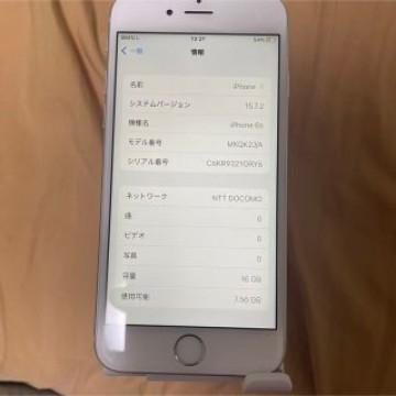 iPhone 6s Silver 16 GB sim フリー