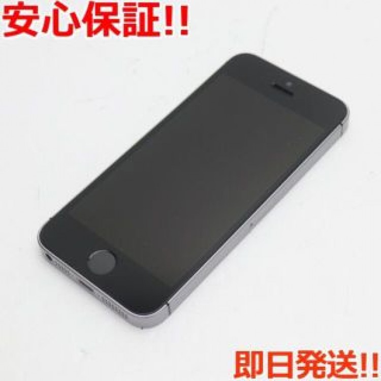 超美品 SIMフリー iPhoneSE 64GB スペースグレイ