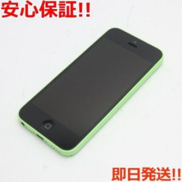 超美品 DoCoMo iPhone5c 16GB グリーン 白ロム