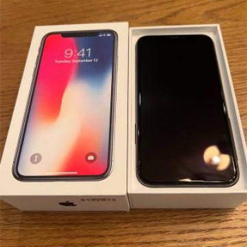 iPhone X スペースグレイ 256GB 箱あり SIMフリー