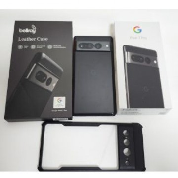 美品 Google Pixel7pro　128MB オブシディアン　ケース付