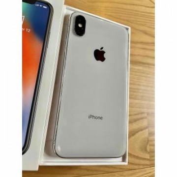 iPhone X Silver 64 GB SIMフリー (多少難あり)