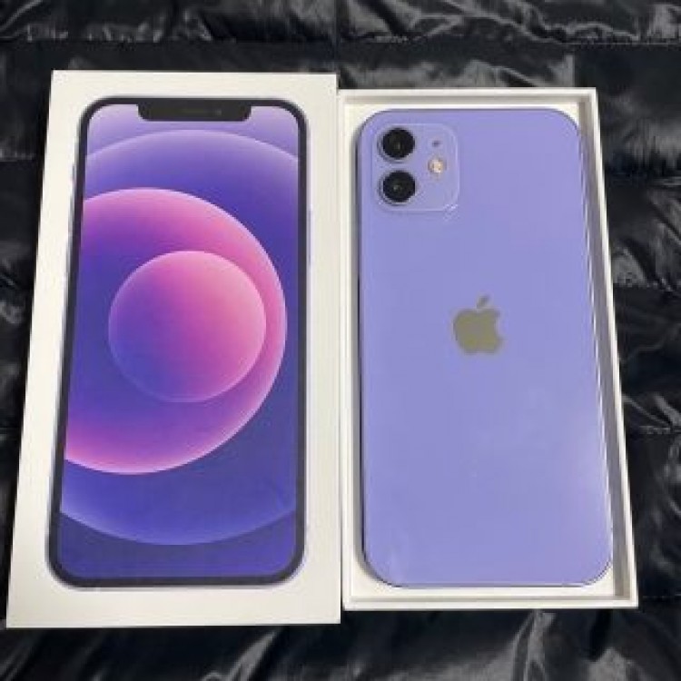 iPhone12 パープル　128gb