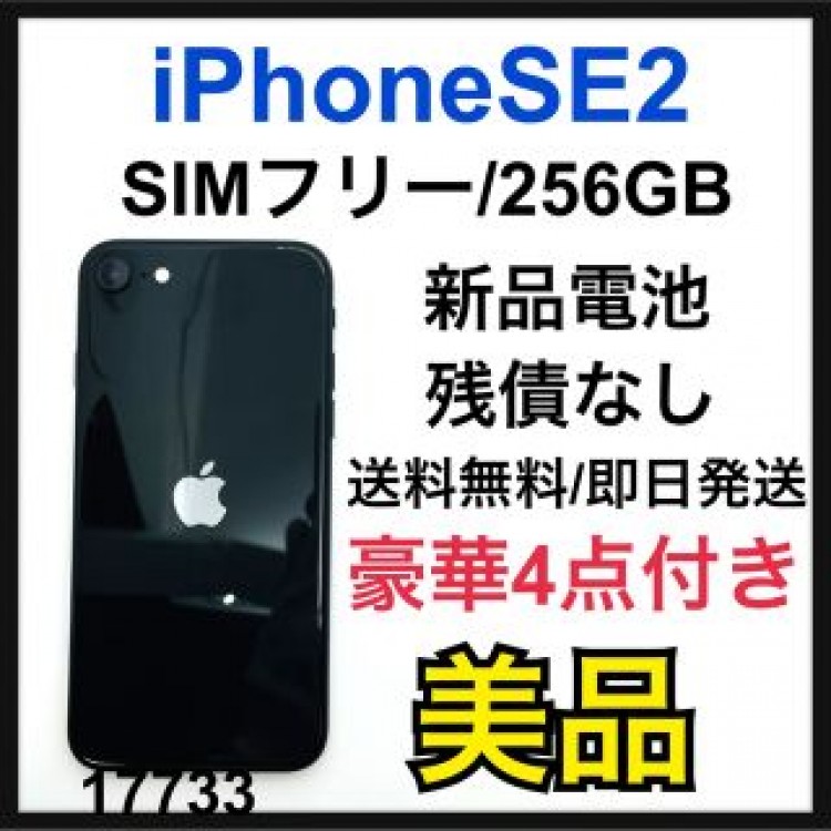 B iPhone SE 第2世代 (SE2) ブラック 256GB SIMフリー