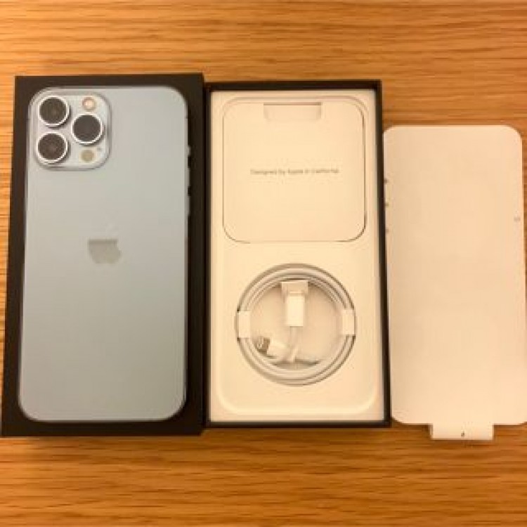 SIMフリー iPhone13Pro Max 128GB シエラブルー 100%