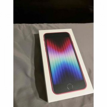 新品未使用　iPhone SE3 64GB RED