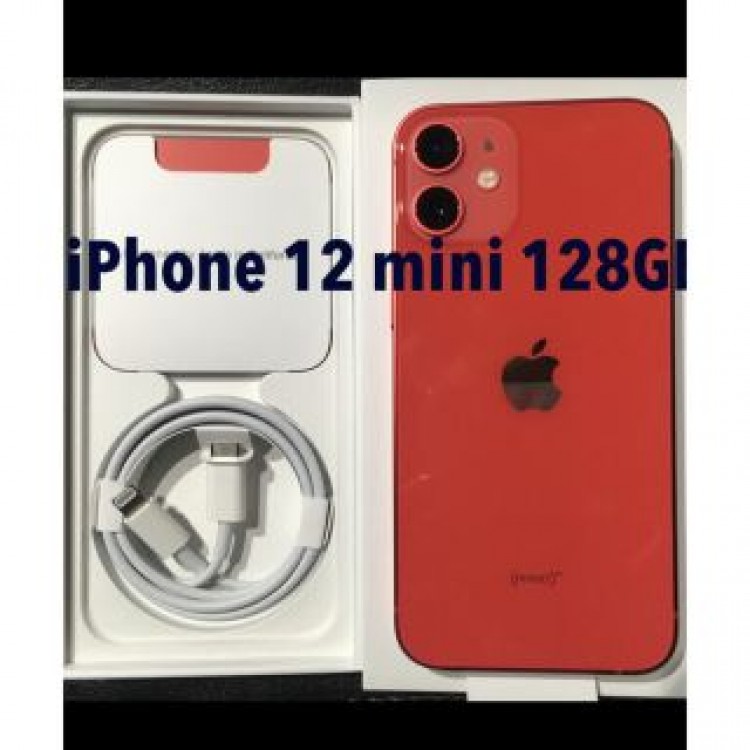 バッテリー100% 美品 iPhone mini 12 128GB 赤