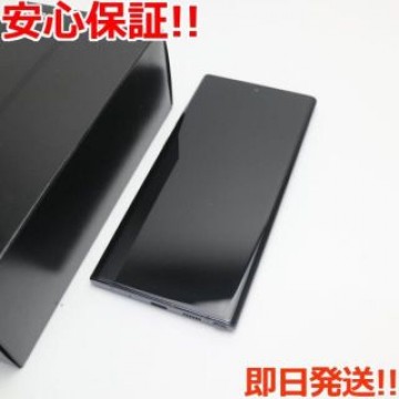 新品同様 SC-01M オーラブラック スマホ 白ロム SIMロック解除済み