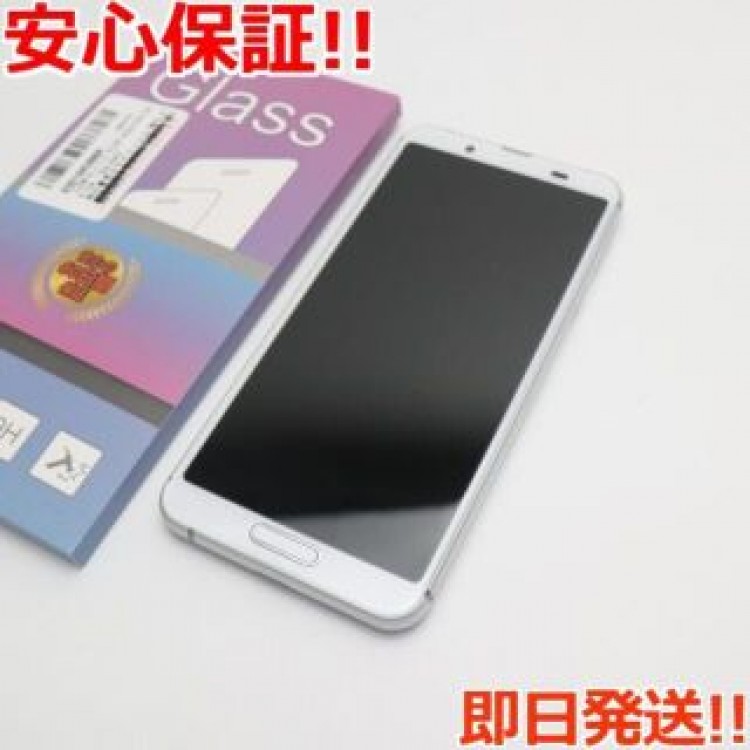 超美品 SIMフリー SH-M12 シルバーホワイト