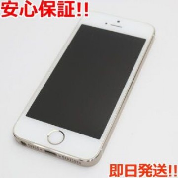超美品 DoCoMo iPhone5s 32GB ゴールド 白ロム