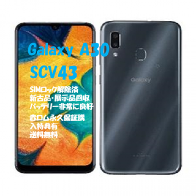 SAMSUNG Galaxy A30 本体 有機EL SIMフリー