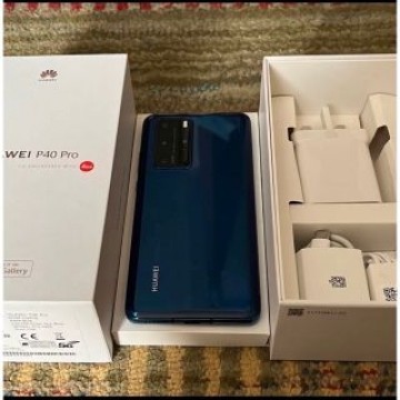 Huawei P40 Pro 5G HarmonyOS香港版 ブルー(中古品)