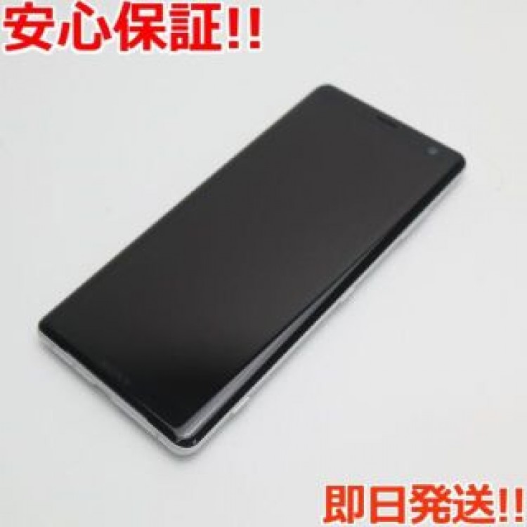 超美品 801SO Xperia XZ3 ホワイトシルバー