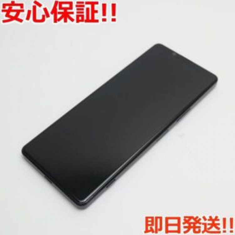超美品 SOG01 Xperia 1 II ブラック  SIMロック解除済み