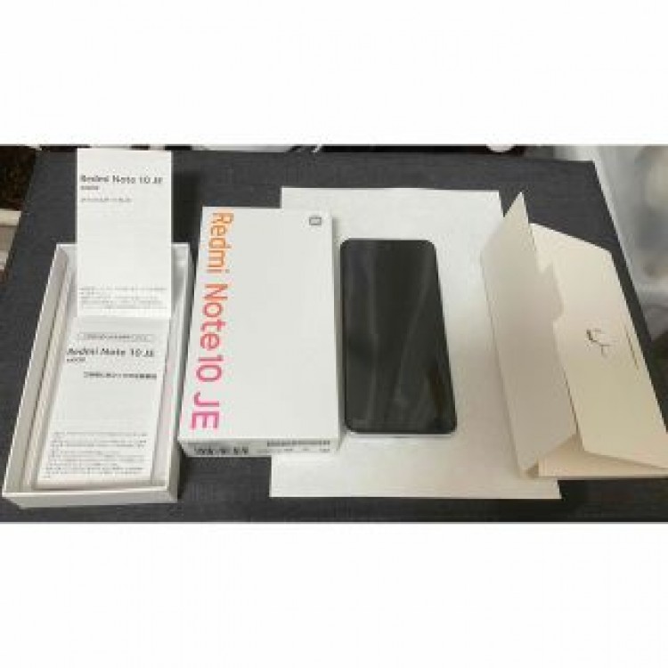 Redmi Note 10 JE XIG02 クロームシルバー　中古　ゆパプラ込