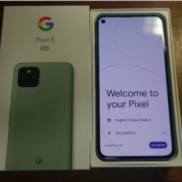 Pixel5 au版 SIMフリー化済 ソーダセージ 送料込