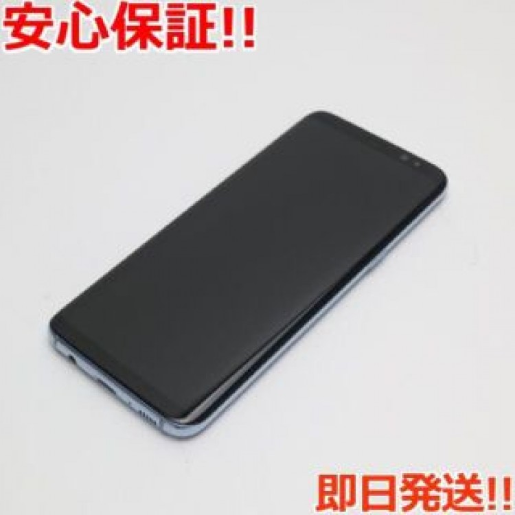 超美品 SC-02J Galaxy S8 ブルー 白ロム SIMロック解除済み