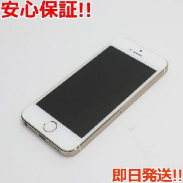 超美品 DoCoMo iPhone5s 32GB ゴールド 白ロム