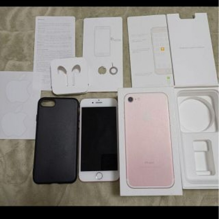 超美品　iPhone 7 Rose Gold 128 GB SIMフリー