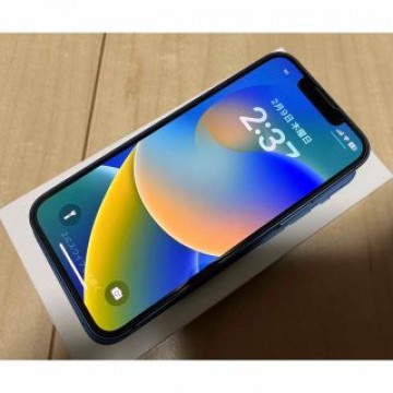 超美品★残金なし○一括購入品★iPhone13mini128GB青SIMフリー