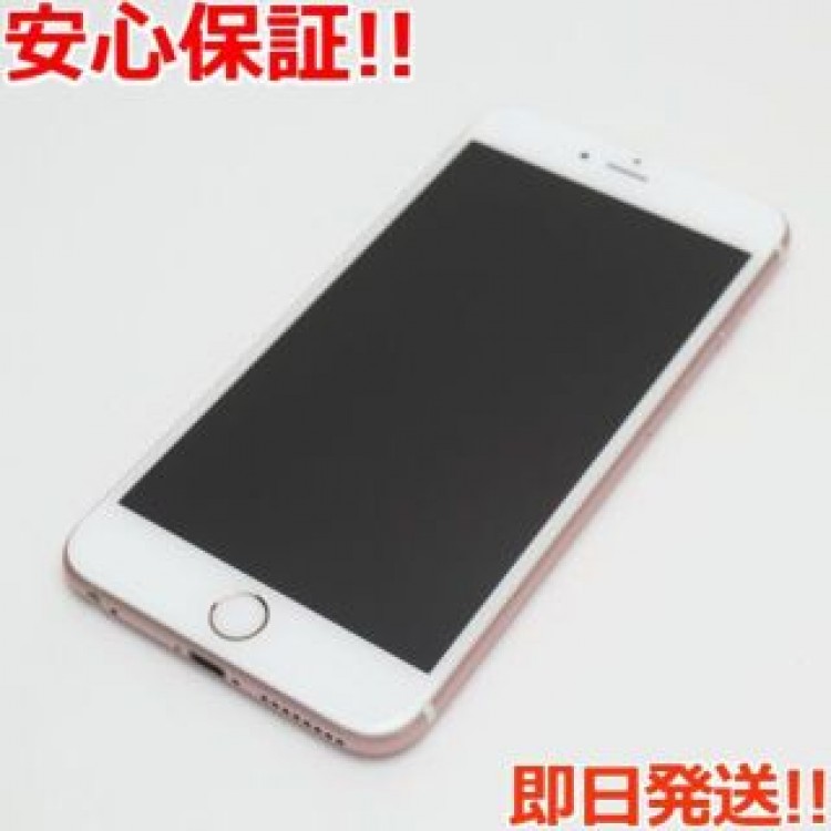 新品同様 SIMフリー iPhone6S PLUS 64GBローズゴールド