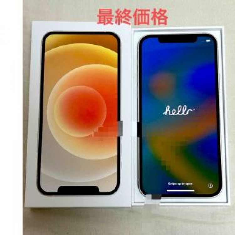iPhone 12 ホワイト 64 GB SIMフリー　美品