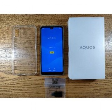 ★AU AQUOS wish SHG06 オリーブグリーン esim対応