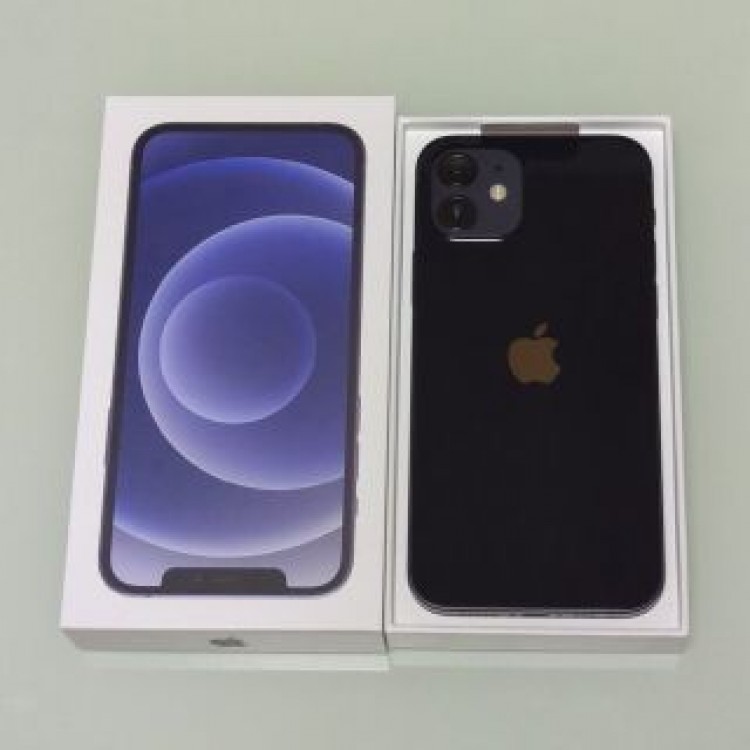 美品　iPhone12 128GB ブラック　保護ガラス付き