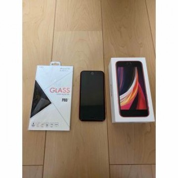 美品 Apple iPhone SE 第2世代 64GB レッド SIMフリー