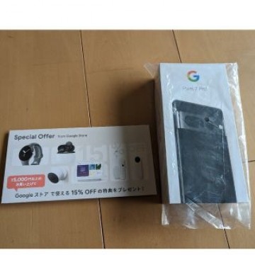 新品未使用 Pixel7 Pro Obsidian 128GB