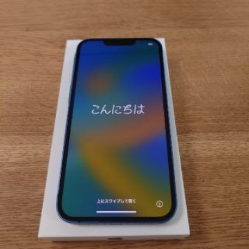 【超美品】バッテリー100%　iphone13 128gb　ブルー