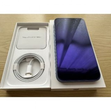iPhone14 128GB SIMフリー ブルー 水色 シャッター音調整可