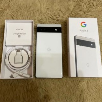 新品同様 Google Pixel 6a 128GB 白（チョーク）SIMフリー