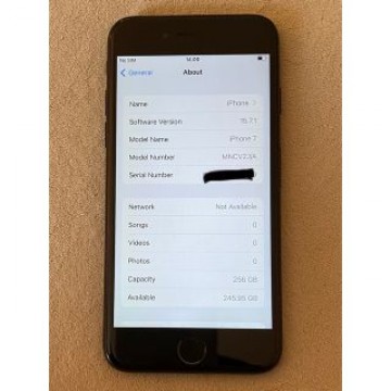 iPhone 7 Black 256 GB SIMフリー