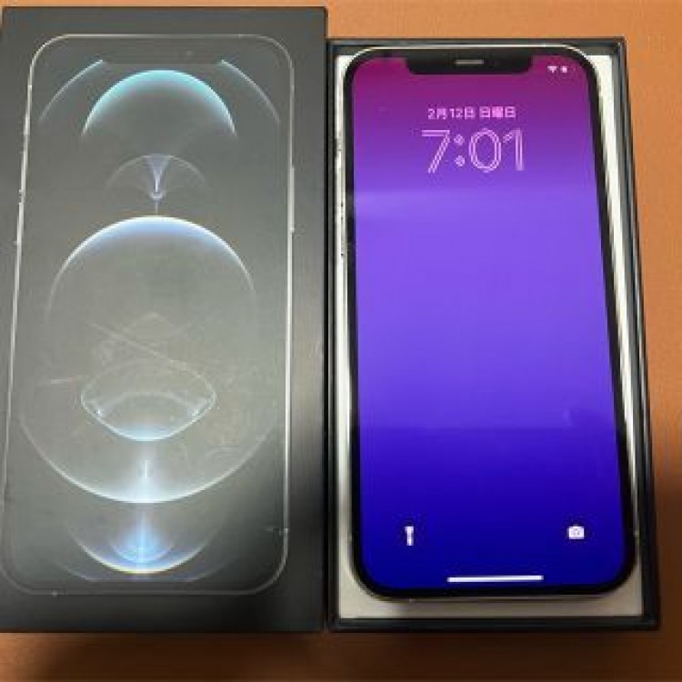 iPhone12pro 128GB 本体 シルバー SMIフリー