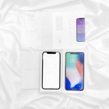 【美品】iPhone X 64GB Silver シルバー