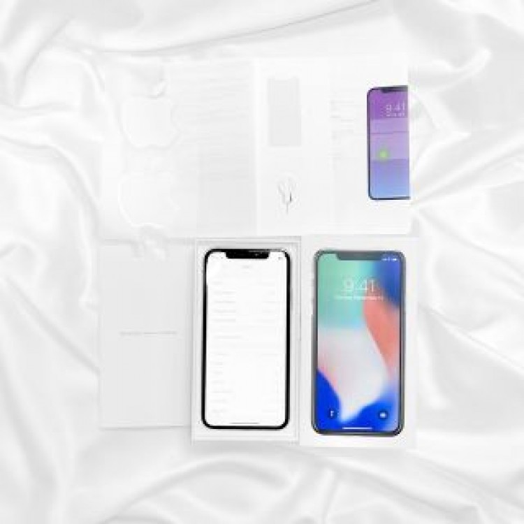 【美品】iPhone X 64GB Silver シルバー