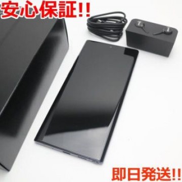 超美品 SC-01M オーラブラック スマホ 白ロム