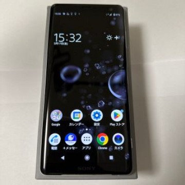 SONY Xperia XZ3 801SO ホワイトシルバー SIMロック解除済