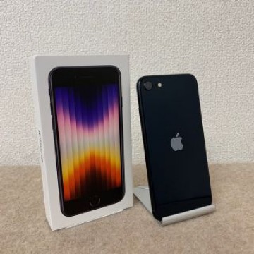 【超美品】iPhone SE 第3世代 ミッドナイト 64GB 1