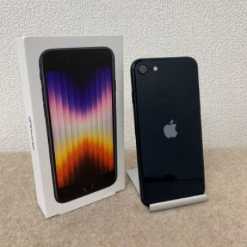 【超美品】iPhone SE 第3世代 ミッドナイト 64GB 4