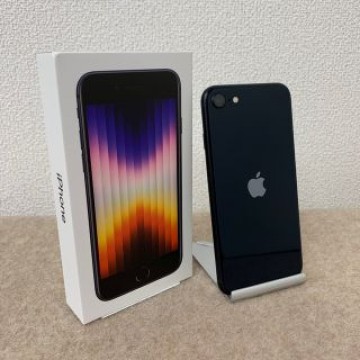 【超美品】iPhone SE 第3世代 ミッドナイト 64GB 5