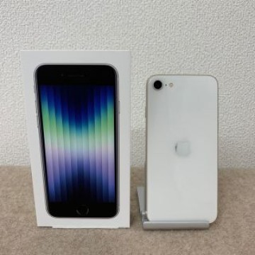 【超美品】iPhone SE 第3世代 スターライト 64GB 6