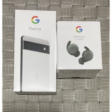 Google Pixel 6a &amp; Pixel Buds A-Series 白