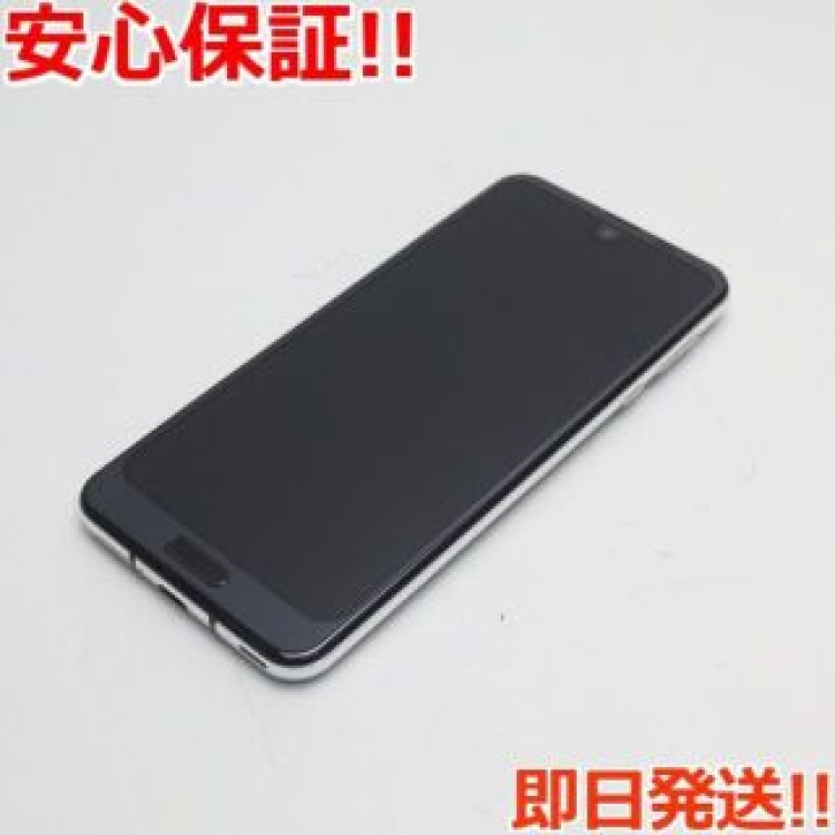 超美品 706SH ブラック 本体 白ロム  SIMロック解除済み
